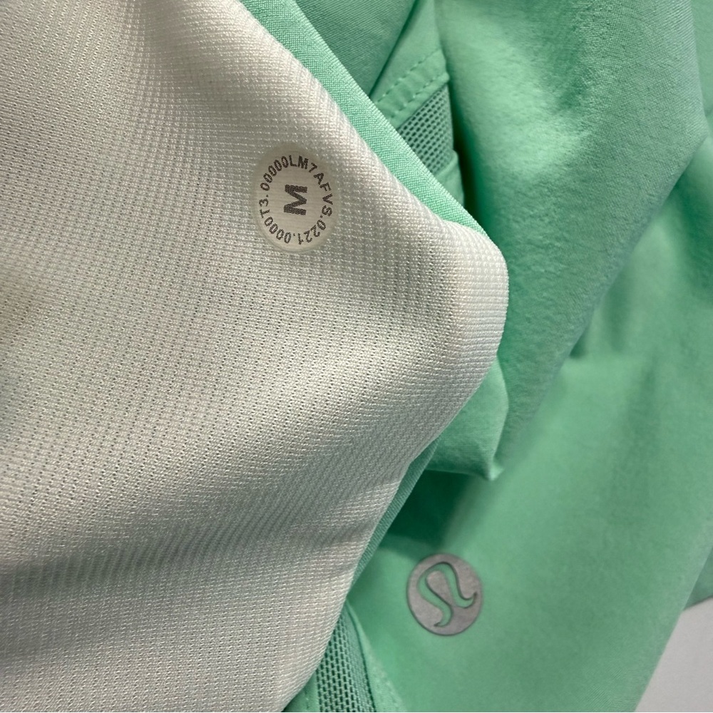 Lululemon Pace Breaker Running Lined Shorts 7”Green Mint Men Size M - Picture 6 of 11